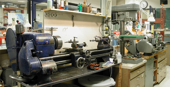 Logan & South Bend lathes.